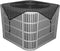 Air Conditioner Cover 28" X 28" All Seasons AC Covers for Outside Unit Includes Bungee Cords AC Compressor Condenser Top Cover Solid Black...
