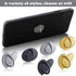Flutesan 12 Pcs Phone Charm Hook Phone Charms Adhesive Metal Finger Grip Cell Finger Ring Loop Stand for DIY Hanging Round and Heart Holder Cute K...