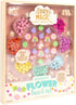 Story Magic Wooden Flower Bead Set, Over 300 Large Hole Wood Beads & Charms for Beading Bracelets, Bracelet Making Kit, Flower Bracelet Kit, Whims...