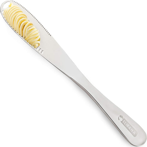 Butter Knife Spreader Stainless Steel – Butter Spreader Knife, Kitchen Gadgets and Tools, Easy Spread Butter Knife for Cold Butter, Japanese Butte...