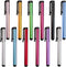 12 Pack Universal Capacitive Stylus Pen Portable Multicolor Touchscreen Stylus Pens Compatible with Apple iPhone 5 /5S/ 5C /6/7/11 Plus iPad Galax...