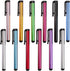 12 Pack Universal Capacitive Stylus Pen Portable Multicolor Touchscreen Stylus Pens Compatible with Apple iPhone 5 /5S/ 5C /6/7/11 Plus iPad Galax...