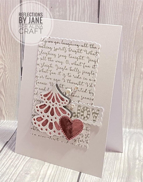 Alinacutle 5/PK-Rectangle, Scallops Border Nesting Frame Die Cut, Card Background Metal Cutting Die, Card Frame Die Set,Paper Craft Die-Cuts,DIY C...
