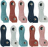 10 Sets Leather Snap Buckles Leather Tab Closure, Sew On Leather Tab Closures Buckles Fasteners for Handbags Shoulder Bags Purses DIY Craft Sewing...
