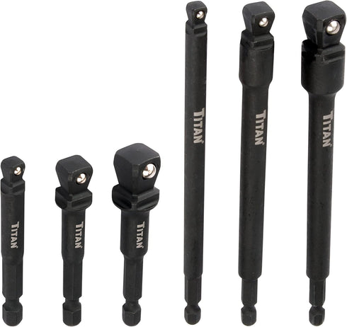 Titan - 6-Pc Impact Wobble Adapter Set (49036)...