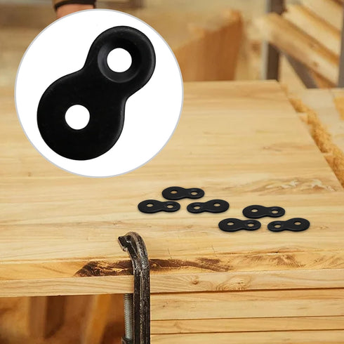 48PCS Fastener Steel Table Top Fastener, Heavy Duty Hardware Desk Top Fastener for Table, Wood, 12 Gauge Steel...