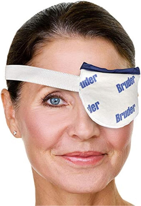 Bruder Moist Heat Eye Compress | Single Eye | Microwave Activated | Fast Acting and Effective Relief for Styes and Other Eye Irritation...