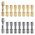 16 Sets Brass Bracket Bolt Fasteners and Stainless Steel Bracket Bolt Fasteners Tool Knife Handle Pins Knife Making Supplies Tactical Lock Rivets ...
