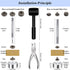 Leather Snap Fasteners Kit, KWOKWEI 120 Set Metal Snap Buttons Press Studs with 6 Setting Tools, 12.5mm 6 Color Heavy Duty Snaps for Clothes, Brac...