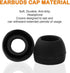 uxcell 50 Pcs Soft Silicone Replacement Earbud Tips, Portable 10 x 8mm Ear Tips for Earphone Headsets Accessories, Earbuds Covers with 5mm Inner H...