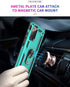 for Samsung Galaxy Note 20 Case, Note20 5G Case with HD Screen Protectors, Androgate Military-Grade Metal Ring Holder Kickstand 15ft Drop Tested S...