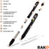 RAK Multi-Tool 2Pc Pen Set - LED Light, Touchscreen Stylus, Ruler, Level, Bottle Opener, Phillips Screwdriver, Flathead, and Ballpoint Pen...