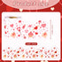 Valentines Day Bulletin Board Borders, 65.6 feet Self-Adhesive Heart Bulletin Board Borders Decorative Bulletin Trim Border Bulletin Board Sticker...