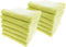 Ultra Soft Edgeless Microfiber Cleaning Towel Pack of 12, All-Purpose Multipurpose Plush 12' x 12' Cleaning Towels, Super Absorbent (Yellow)...