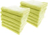 Ultra Soft Edgeless Microfiber Cleaning Towel Pack of 12, All-Purpose Multipurpose Plush 12' x 12' Cleaning Towels, Super Absorbent (Yellow)...