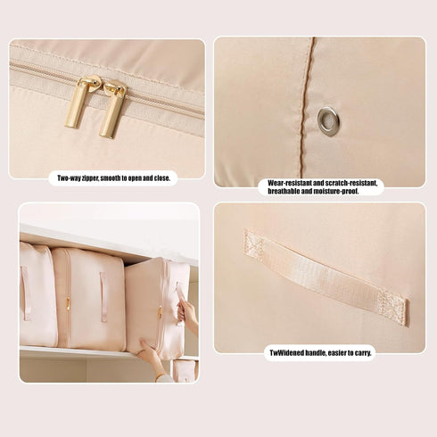 Ultra Space Saving Self Compression Organizer,Blanket Organizers And Storage,Space Bags, Organizer Bags for Comforters,Clothes,Winter Clothes Stor...