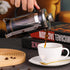 French Press Coffee Maker Carafe Coffee Presser Heat Resistant Glass with 3 Level Filtration System Stainless Steel Brews Coffee and Tea Press 12 ...
