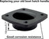 Black Nylon Flush Pull Recessed Sliding Door Handle Square Hatch Pull Handle,Yacht, Motorboat and Boat Cabin Accessories(2 Pcs)...