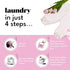 ZERO TRACE Baby Friendly Laundry Detergent Sheets, 72 Loads - Eco Friendly, All Natural, Hypoallergenic, Biodegradable - Sheet Laundry Soap for Se...