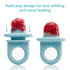 Frida Baby Push Pop Feeder, Baby Fruit Feeder, Baby Fruit Food Feeder to Safely Introduce New Foods, Fresh + Frozen Food Silicone Feeder for Babie...