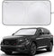 Magnelex Car Windshield Sunshade with Bonus Steering Wheel Sun Shade. Reflective Polyester Blocks Heat and Sun. Foldable Sun Shield That Keeps You...