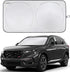 Magnelex Car Windshield Sunshade with Bonus Steering Wheel Sun Shade. Reflective Polyester Blocks Heat and Sun. Foldable Sun Shield That Keeps You...