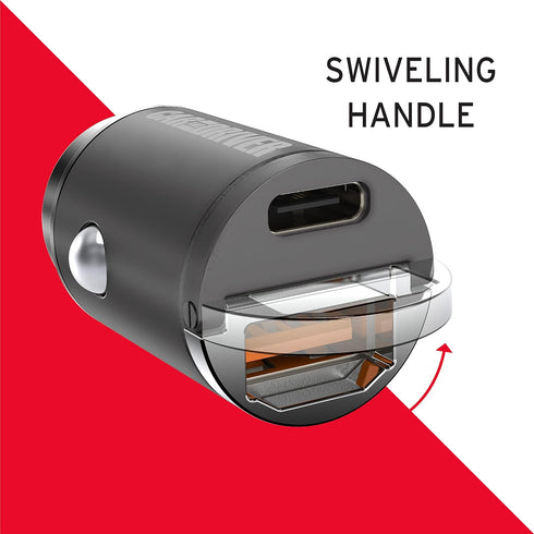 Car and Driver USB C Car Charger Adapter | Dual USB Car Charger, Cigarette Lighter USB Charger | Galaxy, iPad, iPhone Car Charger & More, USB-C Po...