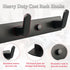 ULIBERMAGNET Magnetic Coat Hooks,Heavy Duty Magnetic Rack,Strong Rubber Magnetic Hanger for Refrigerator,Metal Cabinet,Door,Hanging Coat, Towel, B...