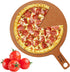 Wood Fiber Pizza Board Serving Cutting Plate for Kitchen Fruits Vegetables Cheese Chopping Board 10 inches Round...
