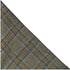Olive Green & Brown Check Pocket Square, Tweed, Tartan, Plaid...