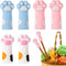 6pcs Cat Paw Knitting Needle Stoppers, Silicone Cute Knitting Needle Point Cap Protectors Stitch Stoppers Needle Tip Covers Knitting Accessories f...