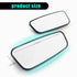 2 PCS HD Convex Wide Angle Looking Glass, 3.74" x 1.41" Rectangular Curved Blind Spot Mirror, General Motors Parking Aid Tool, Compatible with Mos...