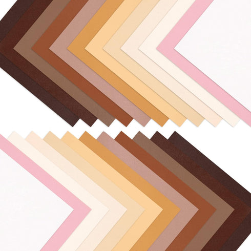 12 Pieces Faux Leather Sheets, 8×12 inches Skin Tone Faux PU Leather Sheets, Faux Leather Material for DIY, Bag Making, Hat Making, Hair Crafts Ma...