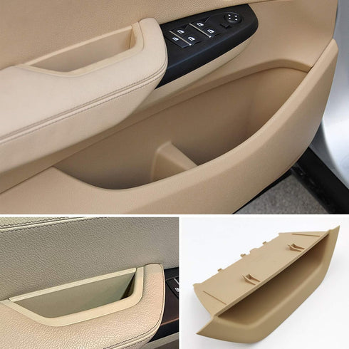 Jaronx Compatible with BMW X3 X4 Door Armrest Cover, Driver Side Door Handle Storage Compartment Container Storage Box Handle Cover(Compatible wit...