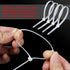 32-Piece Lint Trap and Cable Ties Set for Washing Machine, Includes 8 Nylon Mesh Lint Traps and 24 Cable Ties, Easy and Effective Lint Filtration ...
