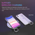 iPhone 11 Clear Glitter Case with Hand Strap, Soft Silicone Gel Rubber Sparkle Bling Cover Case with Adjustable Wrist Strap Stand Holder for Girls...