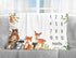 Woodland Animals Baby Milestone Blanket with Birth Stat Sign, Forest Baby Growth Chart Monthly Blanket, Watch Me Grow Woodland Baby Nursery for Ne...