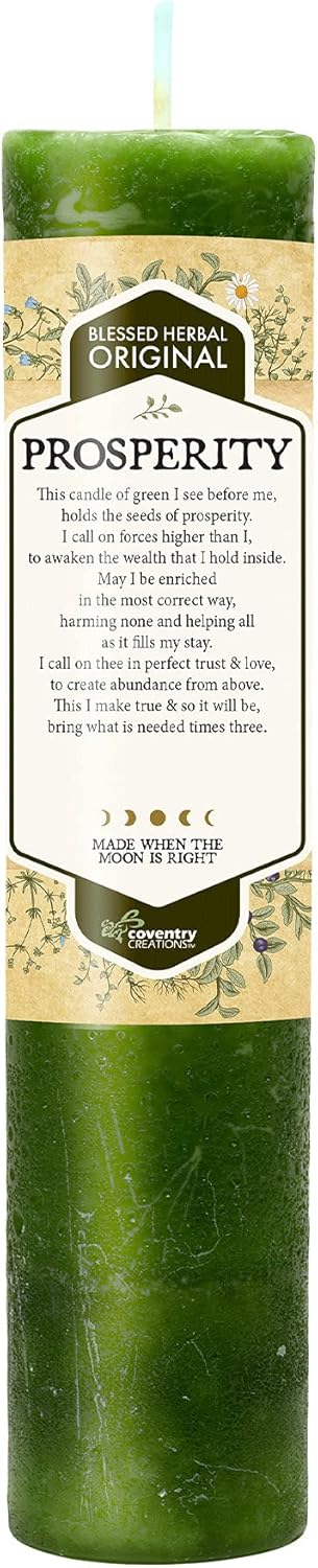 Blessed Herbal Candle Prosperity...