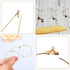 DRWATE Earring Making Kit with 740 PCS Beading Hoop Earring Finding Component Accessories Hooks Jump Rings Loop Earring Backs Beads and Charms for...