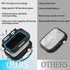 2 Pack Waterproof Case for Apple Watch 45mm Series 9 8 7 with Tempered Glass Screen Protector, Full Protective Hard PC Bumper Case Face Cover for ...