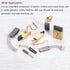 PATIKIL Carbon Brushes 0.6x0.2x0.2 Inch for Electric Motors Power Tool Angle Grinder Table Saw Spare Part Repair, 4 Pack...