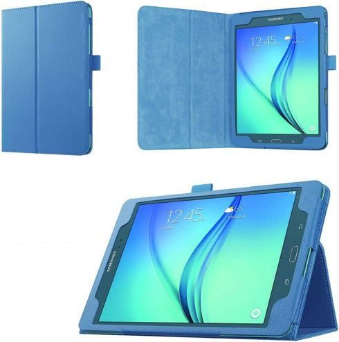 Asng Case for Samsung Galaxy Tab A 9.7 Folio Case - Slim Fit Premium Vegan Leather Cover for Samsung Tab A 9.7-Inch Tablet SM-T550, SM-P550 (with ...