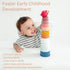 Stacking Cups Toy for Baby Age 6 Months+, Educational Silicone Stacking Toy for Toddler, Colorful Learning & Bath Toy, Soft Teething Toy, Easter B...
