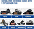 Anina DC 12V Car Charger for CB Mobile Radio Connector Replacement Power Cable with 15A Fuse for YAESU FT-7800R FT-7900R FT-8900R FT-2600 Kenwood ...