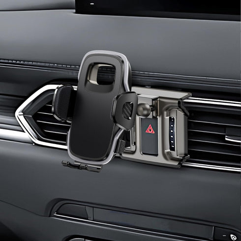 ELOHEI for Mazda CX5 Phone Holder with Custom Base, Car Phone Holder for 2017-2024 Mazda CX5 Accessories, Specifically Design Mazda CX5 Phone Moun...