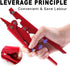 Zip Tie Tool, Zhushan Cutting Tool Fastening Cable Tie Tool with Adjustable Tension to Fasten and Cut Nylon Cable Tie...