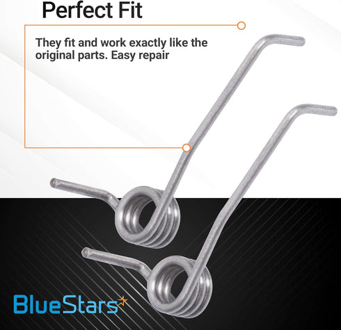 Ultra Durable DA61-08314A Refrigerator Divider Door Spring Replacement Part by Blue Stars - Exact Fit for Samsung Refrigerators - Pack of 2