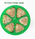 6 Cavity Triangle Sushi Mold Onigiri Rice Ball Press Maker Non-stick Sushi Maker Tools For Seaweed Cilantro Rice Balls...