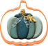 LILIAO 3.4" Pumpkin Cookie Cutter Thanksgiving, Orange Color Coated Stainless Steel...