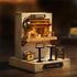 Flever Dollhouse Miniature DIY House Kit Creative Room with Furniture for Romantic Valentine's Gift (Coffee Time)...